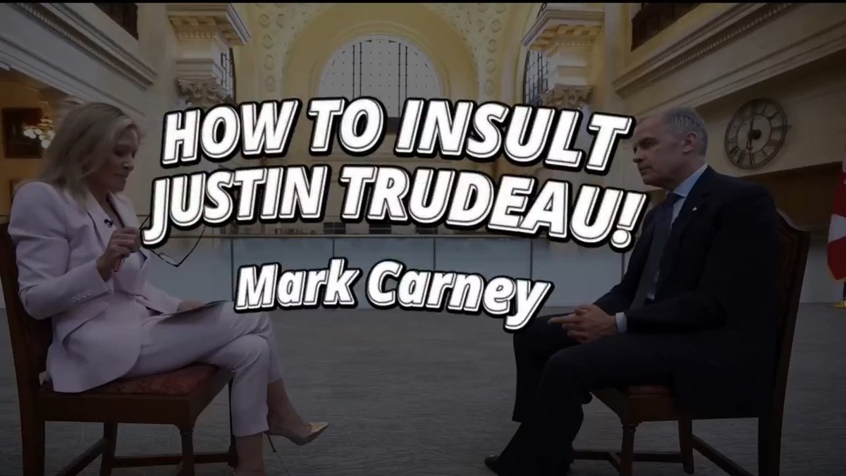 How to insult Justin Trudeau, without mentioning Justin Trudeau... According to Mark Carney! 🤣