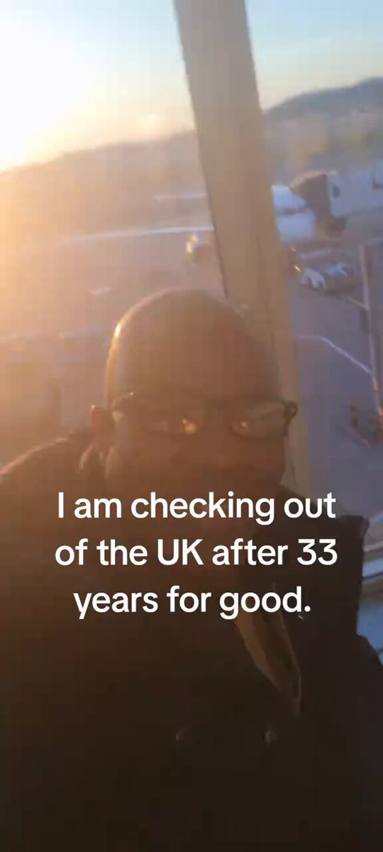 Why do people run away from Uk?😁😮🔥 I listened and watched till he said "Nigeria is getting better. Bola Ahmed Tinubu..." Safe journey sir.