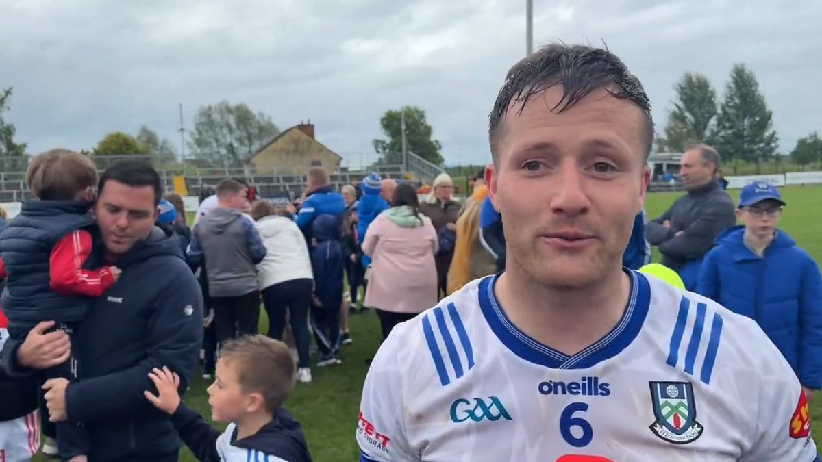 "I've had a rough two years, so I'm just delighted to be playing Football because this time last year I thought I wasn't going to play again." It's hard to believe it, watching the form he's in, but Ballybay PearseBro's Dessie Ward had some fight to play again for @MonaghanGAA #GAA