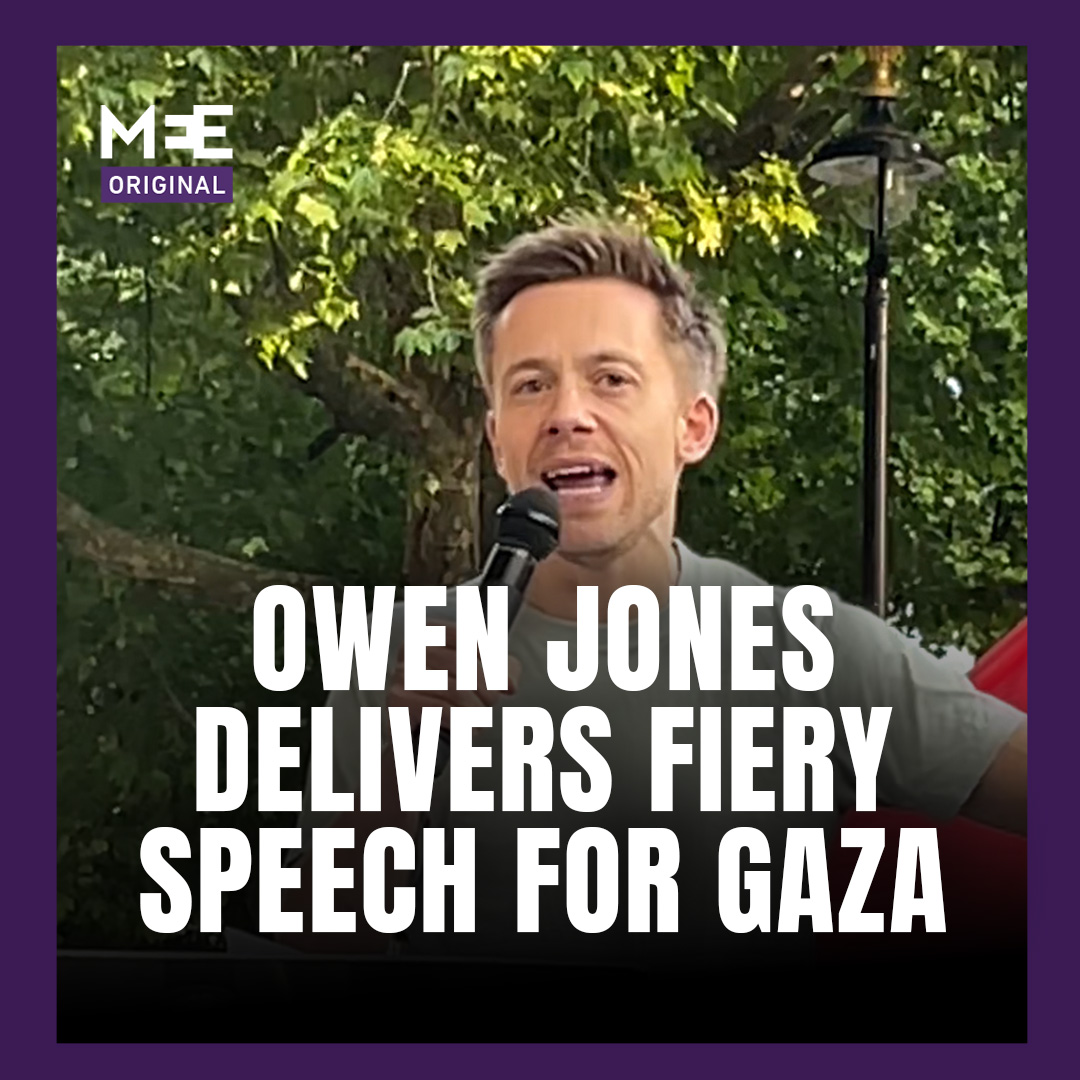 Speaking outside 10 Downing Street during an emergency protest for Palestine on Friday, British journalist Owen Jones delivered a blistering condemnation of the UK government and mainstream media, accusing them of complicity in what he described as “genocidal depravity” in Gaza.