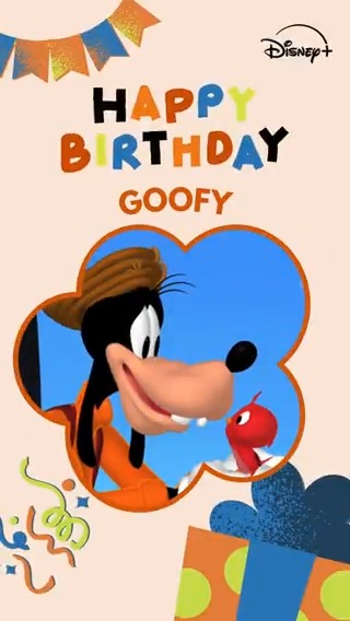 🧡💚🧡 𝐇𝐚𝐩𝐩𝐲 𝐁𝐢𝐫𝐭𝐡𝐝𝐚𝐲 今日（5/25）は #グーフィー の誕生日🎂 💚🧡💚 お祝いムービー到着🎞️❗️ #ディズニープラス では グーフィー登場作品をたっぷり配信中✨ 好きな作品や 「💚🧡」絵文字で リプライからお祝いしよう🎉 #ハッピーバースデーグーフィー