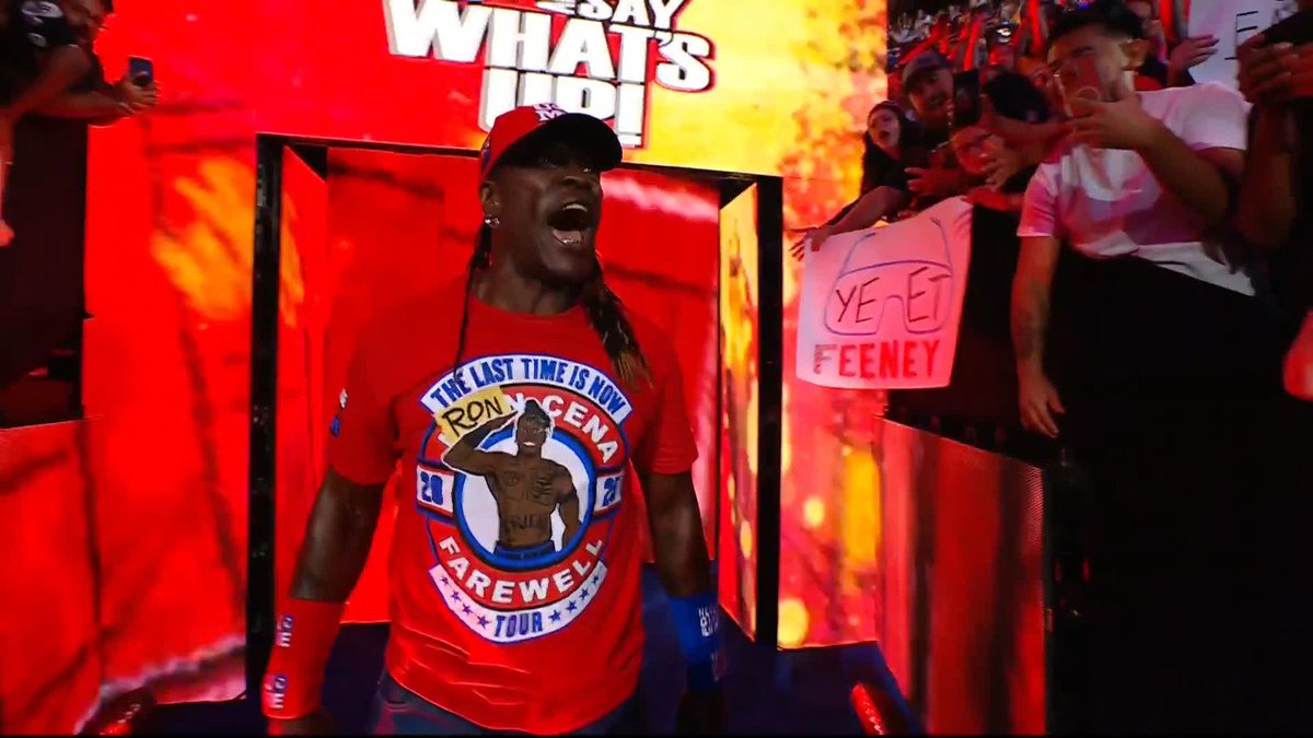 R-Truth is more John Cena than John Cena these days... 😂 Just paying homage to his childhood hero, how nice! #SNME