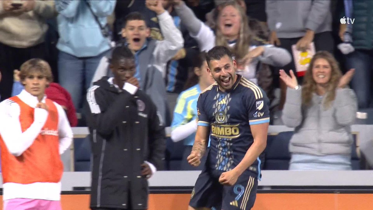 Tai Baribo is HIM 😤 His 13th goal of the season makes it a 3-1 Philadelphia Union lead.