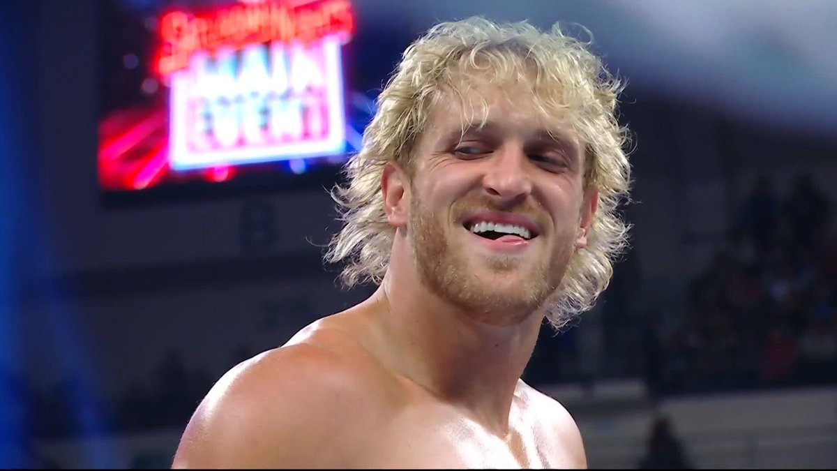 LOGAN PAUL wants nothing more than to call himself WORLD CHAMPION and he clearly came prepared tonight! 😤😤😤 Can he leave #SNME as World Heavyweight Champion or will Jey Uso YEET those dreams away?
