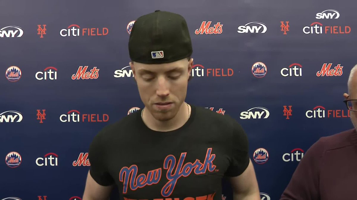 "It's awesome, I feel like I'm contributing to wins" Brett Baty on his performance today: