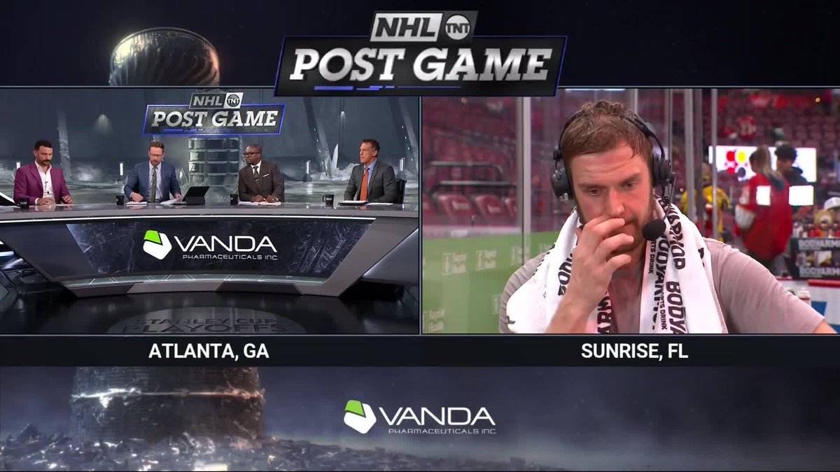 One win away from the Cup final and the Captain of the Cats stopped by to talk to the NHLonTNT crew