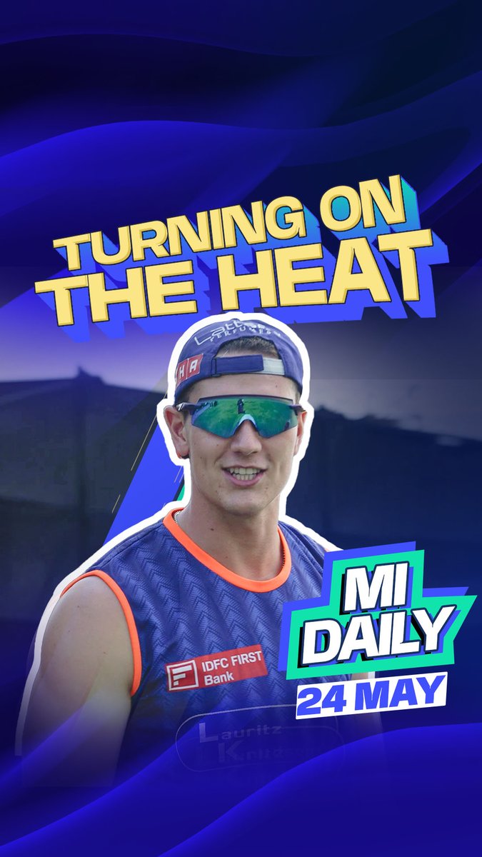 Smiles at the shoot. Sweat on the field. 💪 Watch today’s #MIDaily now 👉 #MumbaiIndians #PlayLikeMumbai #TATAIPL #PBKSvMI