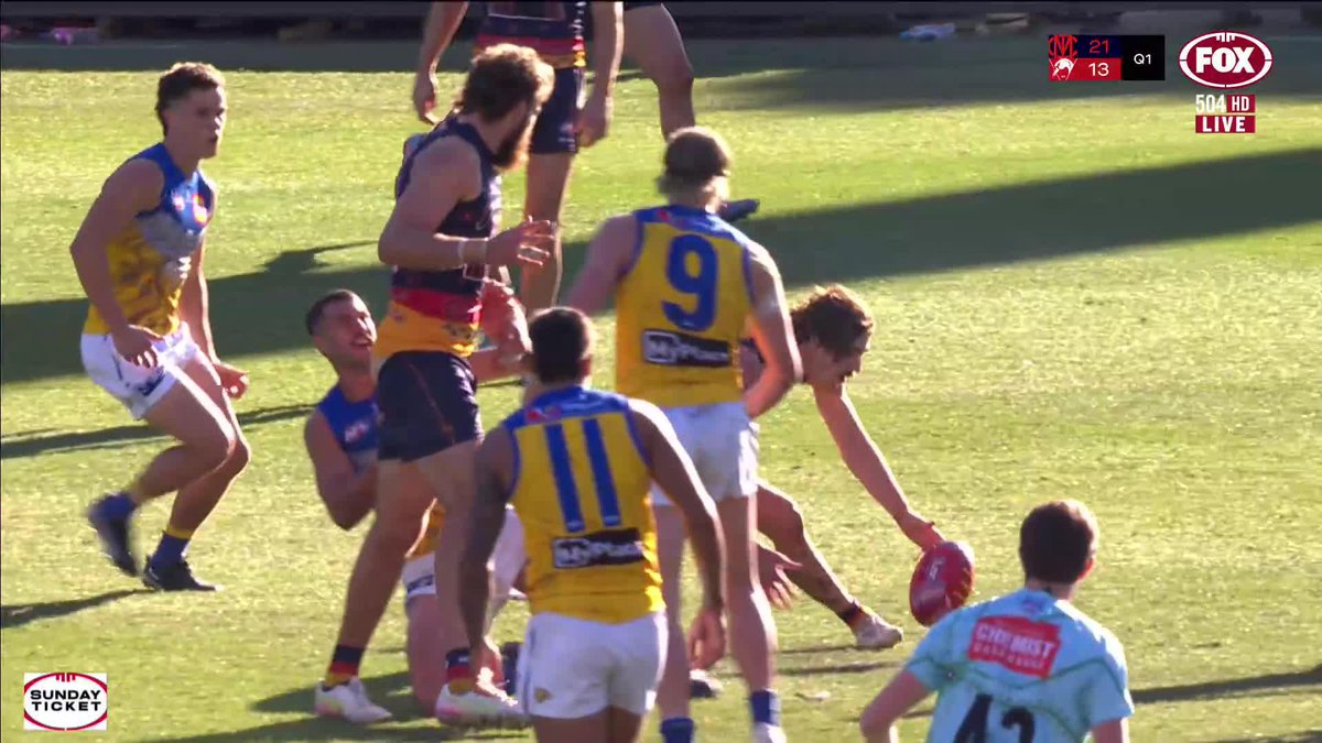 Crows players & fans understandably upset with this act from Liam Baker. 📺 Watch #AFLCrowsEagles on ch.504 or stream on Kayo: ✍️ BLOG 🔢 MATCH CENTRE