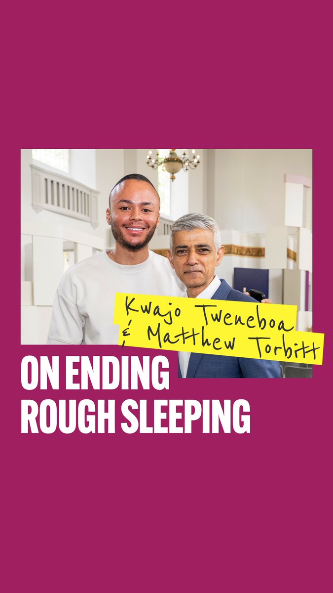 Too many people in our city are still forced to sleep on the streets. It doesn’t have to be this way. Powerful words from KWAJO- Social Issues Campaigner and Matthew, as we launch a bold new plan to end rough sleeping in London by 2030. This is how we change lives—for good.
