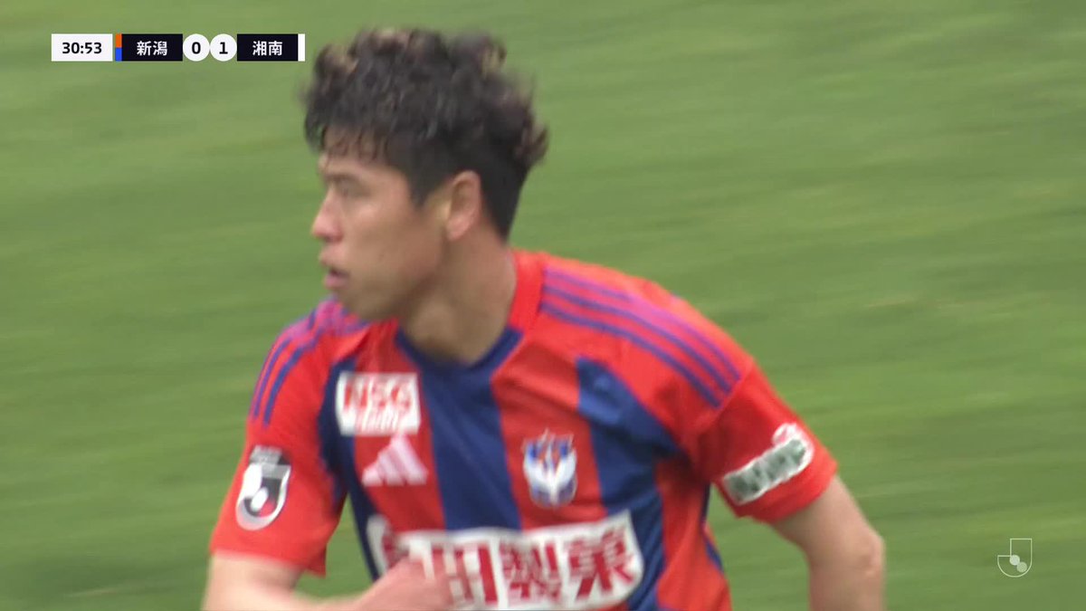 #谷口海斗 の今季初ゴールで同点に🔥 🎦 ゴール動画 🏆 明治安田Ｊ１リーグ 第18節 🆚 新潟vs湘南 🔢 1-1 ⌚️ 31分 ⚽️ 谷口 海斗（新潟) #Ｊリーグ