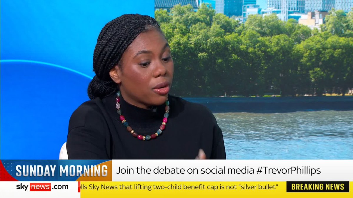 'The two-child benefit cap needs to stay' Conservative leader Kemi Badenoch tells Trevor Phillips, 'you shouldn't have to rely on benefits to have your children' #TrevorPhillips 📺 Sky 501, Virgin 602, Freeview 233 and YouTube