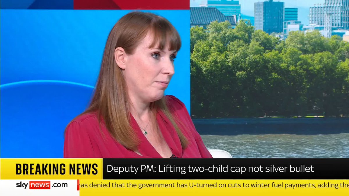 "I don't want to be leader of the Labour Party" Sky's Trevor Phillips - "Say the word 'never'" "Never" - Deputy PM Angela Rayner #TrevorPhillips