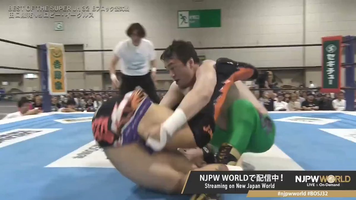 .田口隆祐(いわぬまPR大使)※8/1まで中分け × Robbie Eagles "🌀🌀🌀" Sign up Now & Stay tuned to #NJPW #njpwworld #BOSJ32
