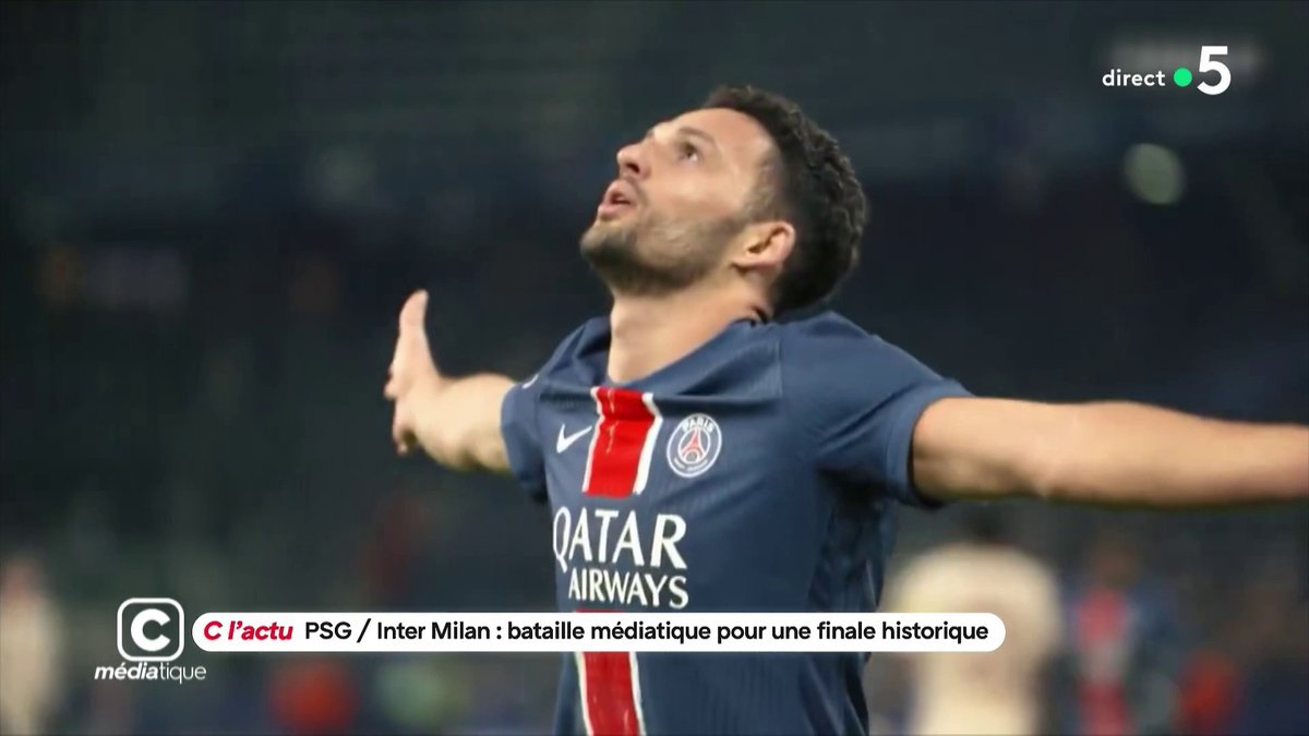 PSG - Inter Milan : deux diffuseurs pour un seul match. Canal + et M6 sortent le grand jeu ! Un sujet signé fx rigot.⚽ #Cmédiatique tous les dimanches en direct à midi sur France 5.