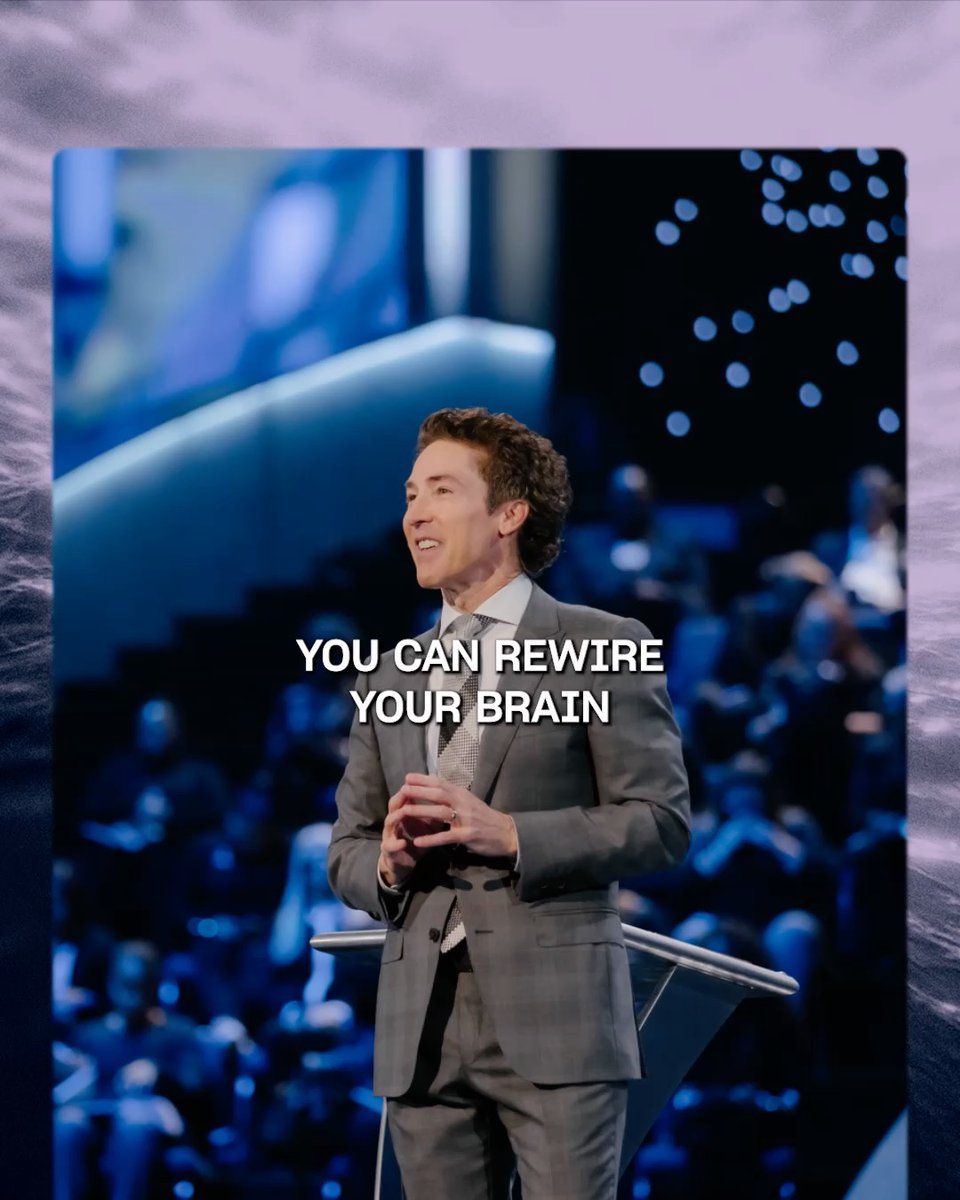Proverbs says, “As a person thinks, so he will become.” It’s not just in our mind, but in our brain, on a cellular level, things are changing. The good news is you get to choose which pathways your brain is going to establish. Tune into Joel’s message today! "Rewire Your Brain":