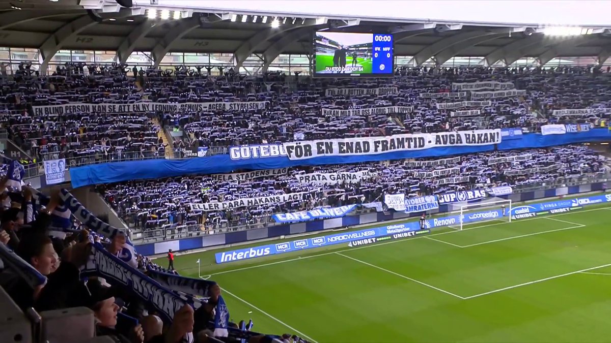 Inramningen på Gamla Ullevi inför avspark! 📲 Se IFK Göteborg - Malmö FF på Max och Kanal 5