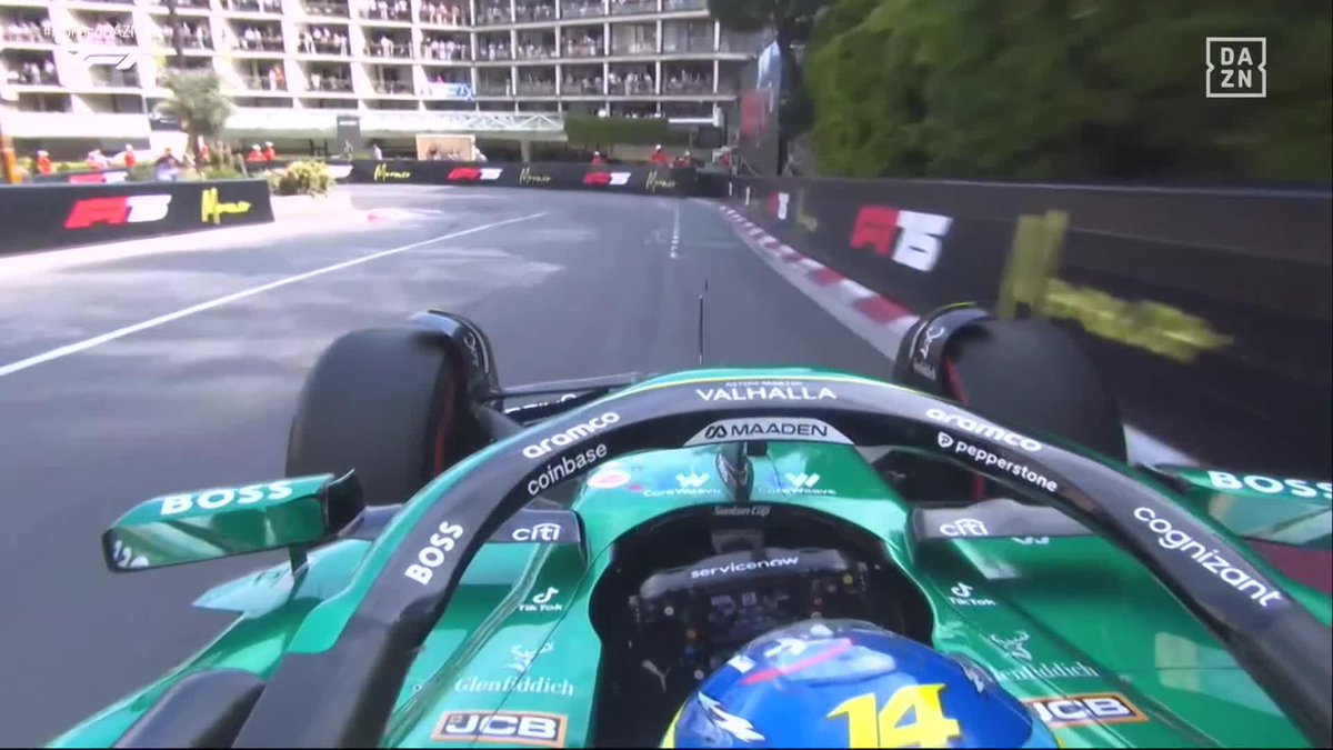 33 segundos de pura felicidad. La preciosa radio de Fernando Alonso tras su espectacular clasificación en Mónaco 🔥 📻 "JAJAJA ME ENCANTA PILOTAR EN ESTE SITIO" #MonacoDAZNF1 🇲🇨