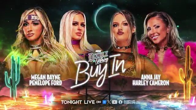 Ahead of #AEWDON, the rivalry between the duos of Megan Bayne and Penelope Ford &amp; Anna Jay and Harley Cameron looks to get settled in the Valley of the Sun! Don't miss a moment at 6:30/3:30 pt on the AEW YouTube Channel!