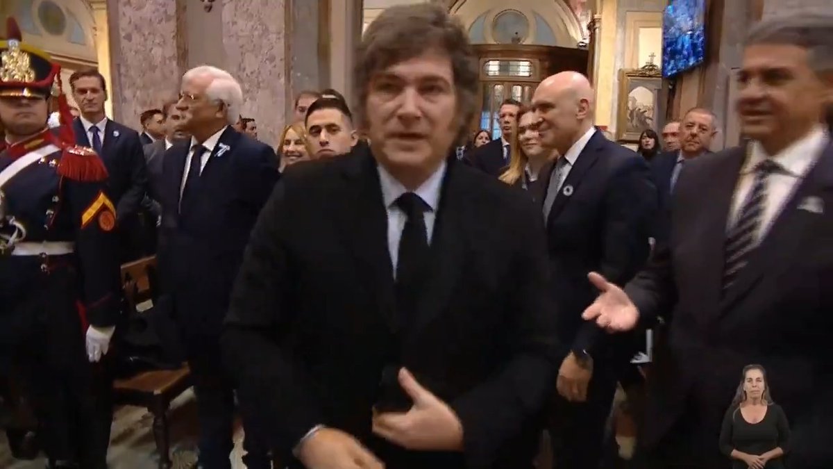 "Jefe de Gobierno": Porque Javier Milei no saludó a Jorge Macri y a Victoria Villarruel en su llegada al Tedeum