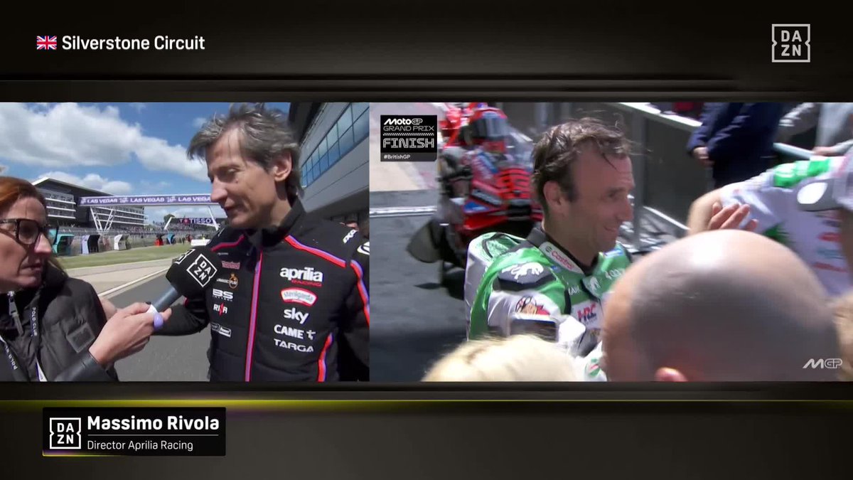 "ES UN MENSAJE PARA JORGE MARTÍN. TENEMOS UNA MOTO QUE PUEDE GANAR CON ÉL TAMBIÉN" 💣🔊 Massimo Rivola más claro no puede hablar después de la primera victoria de Aprilia en 2025 #BritishGP 🇬🇧 #MotoGP 🏁 Disfruta del Plan Motor por solo 9,99€ 📎