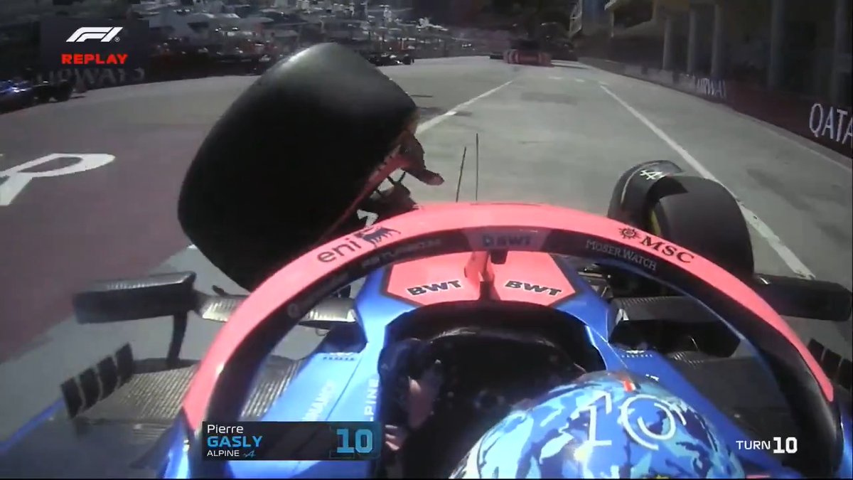 Gasly 💥 Tsunoda #F1 #MonacoGP