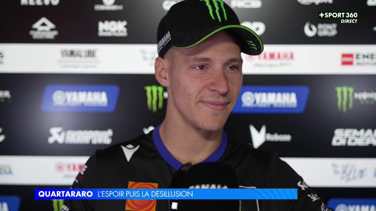 🗣️ "C'est assez frustrant" Fabio Quartararo à notre micro après la terrible désillusion 😔 #BritishGP | #MotoGP