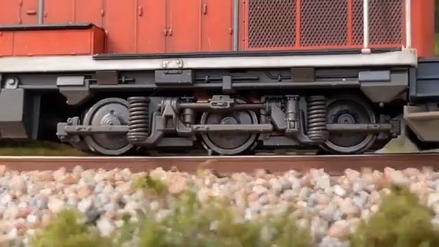 #突然サイドビュー貼ってみる DE10の3軸台車を愛でる会!! #鉄道模型 #Nゲージ #ジオラマ