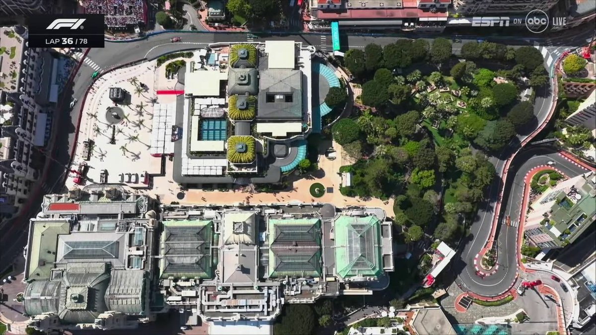 This aerial view in Monaco 🎥 🇲🇨