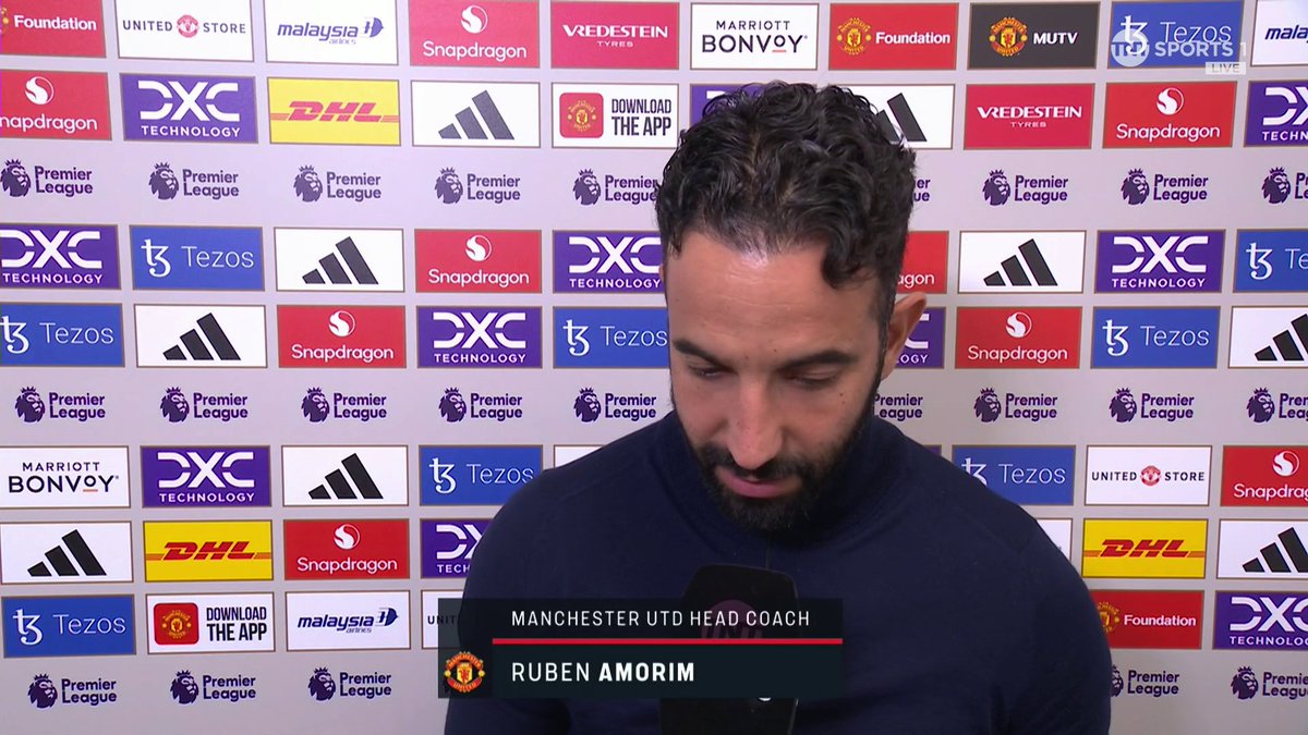 "Alejandro Garnacho is a Manchester United player" ✅ Man Utd boss Ruben Amorim insists Alejandro Garnacho will remain a Manchester United player, despite being left out of today's match-day squad... 🎙️ Jules Breach | 📺 TNT Sports & discovery+ UK