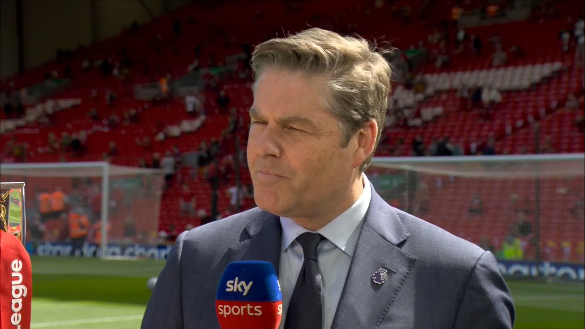 🗣️ "It's very hard to win the Premier League" 🗣️ "Winning it in his first season, they deserve all the credit" Richard Masters on Liverpool's achievements this season 👏
