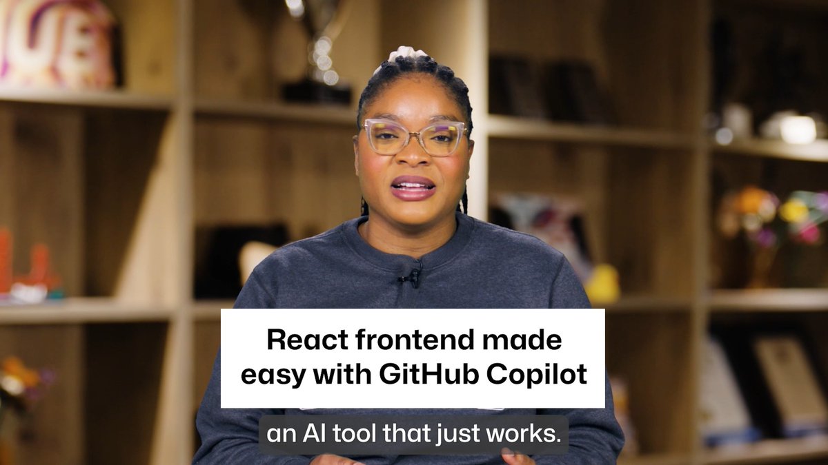 Looking for your next project? How about building a React app with GitHub Copilot? ⚛️ 🤖 Join forces with Copilot when it comes to components, JSX, state, and more to efficiently construct a frontend client. 🚀 Get the full tutorial here. ⬇️