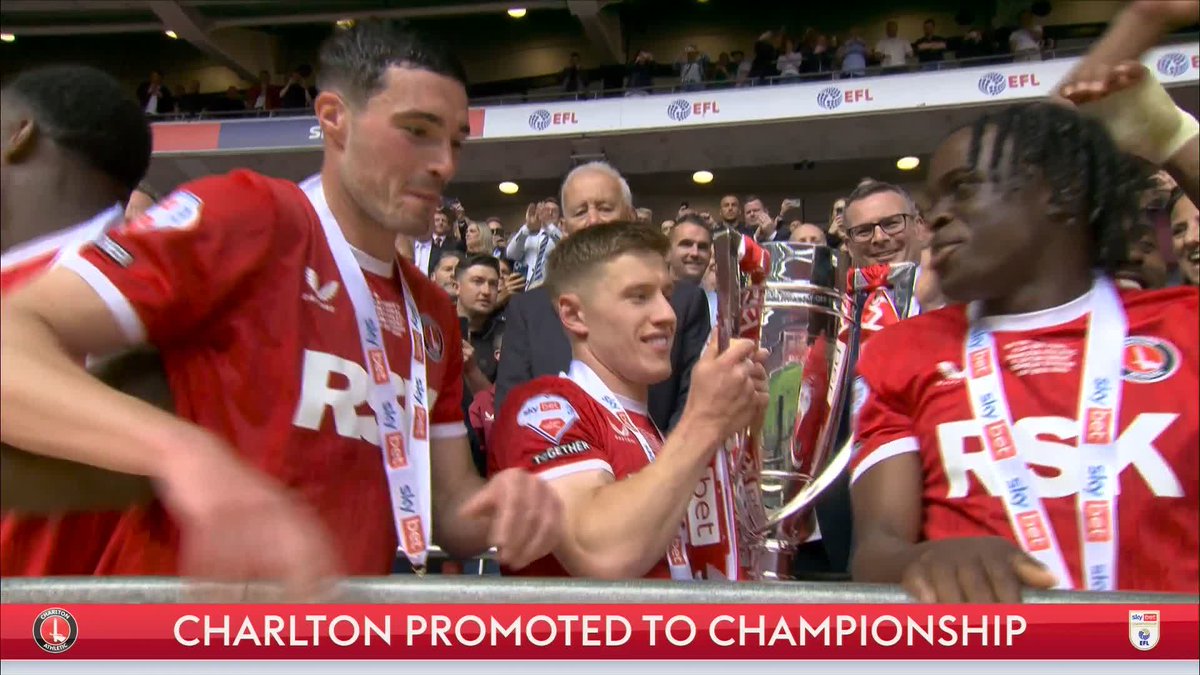 Charlton Athletic are Championship bound 🏆👏