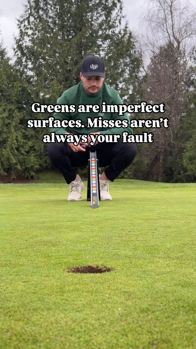 Interesting video showing how much imperfect greens can affect the roll of the golf ball. Missing a putt isn’t always your fault. 👌🏻