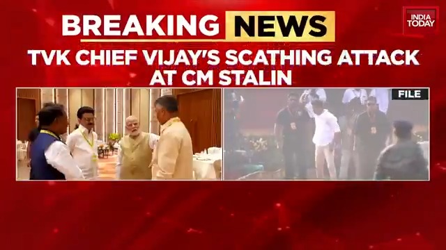Vijay from TVK mocks Stalin’s Delhi visit, but forgets he’s already bowing to Fanatic Appeasement. ~ SKULL CAP photo-ops, silence on Islamist extremism - who’s selling out Tamil dignity? Tollywood turned full-time OPPORTUNIST, part-time Politician