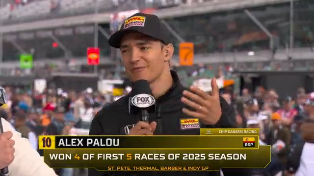 Does he get that first oval win today? Chip Ganassi Racing’ Alex Palou Montalbo is with Will Buxton, Townsend Bell and Danica Patrick. #Indy500: 12:30p ET on FOX!