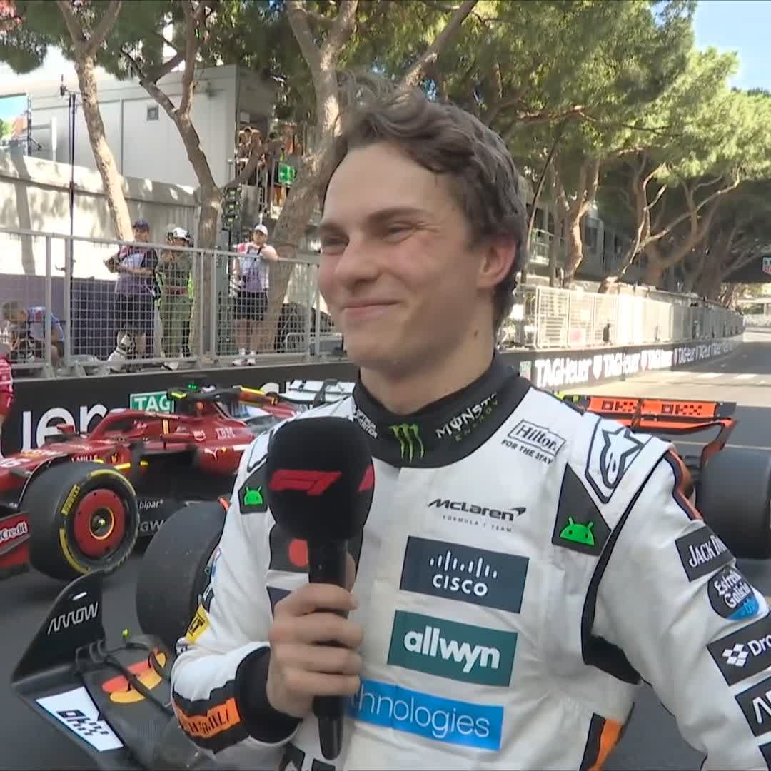 Oscar reflects on a quiet P3 in Monaco 🇲🇨