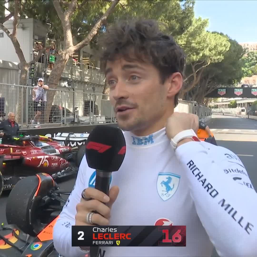 "We should have done a better job." Charles Leclerc reacts to P2 💬
