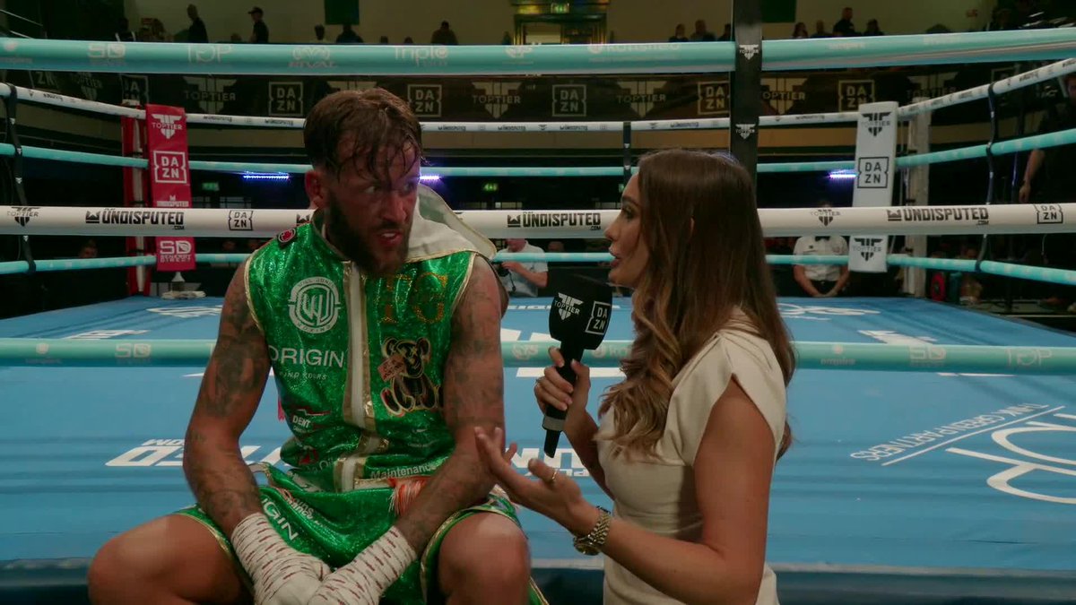 BIG day for Thomas Galbraith! 💪 Got the W and put a ring on it 💍👏 #OsborneForrest | Tonight | Live on DAZN