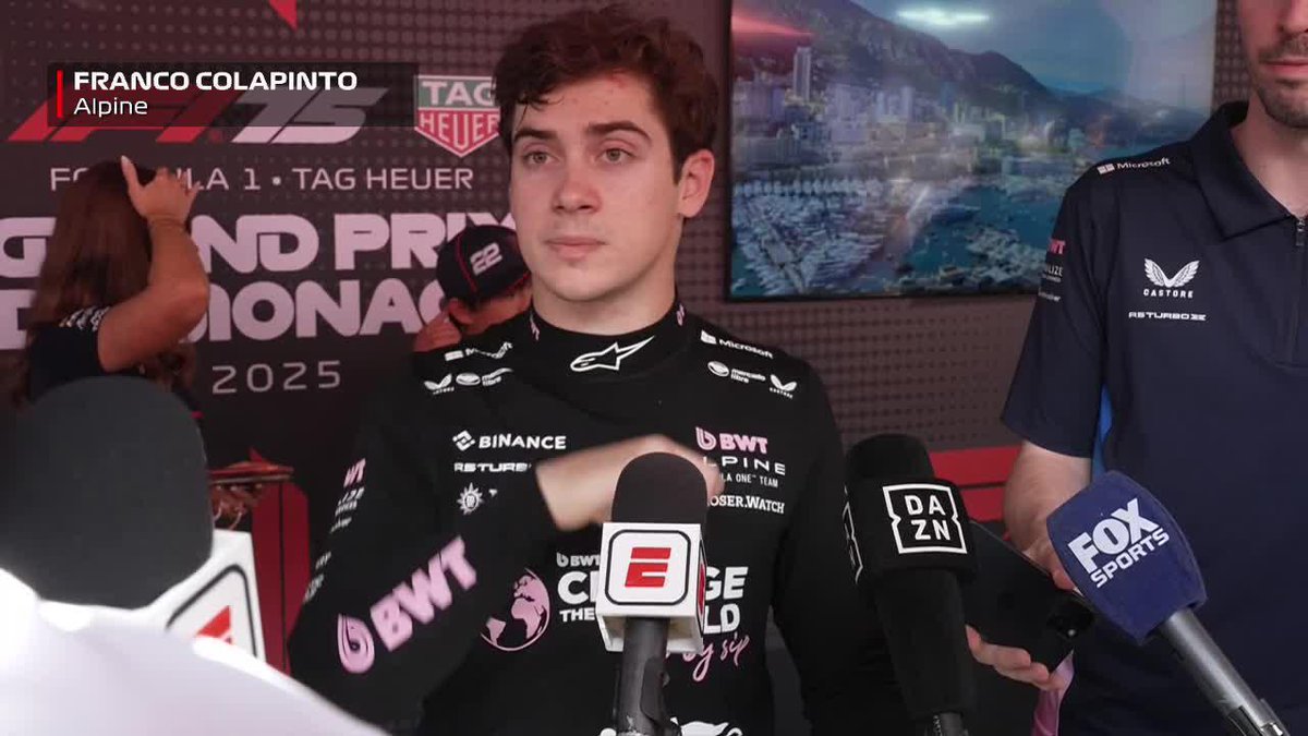 Franco Colapinto: "Definitivamente este fue un domingo mejor"