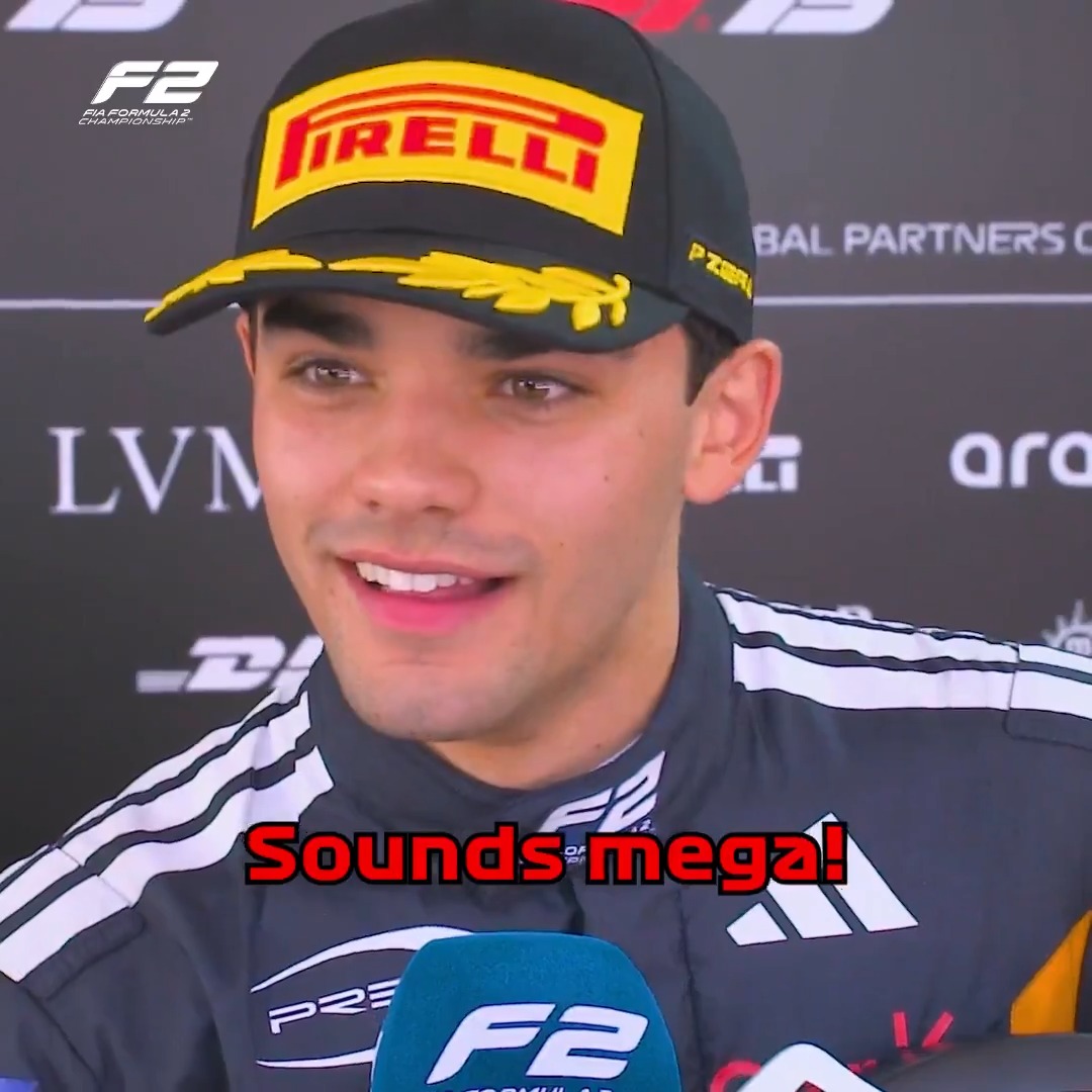 "Sounds mega!" 😊 Sebastian Montoya reacts to earning his first #F2 podium in the Monaco Feature 🏆 #MonacoGP