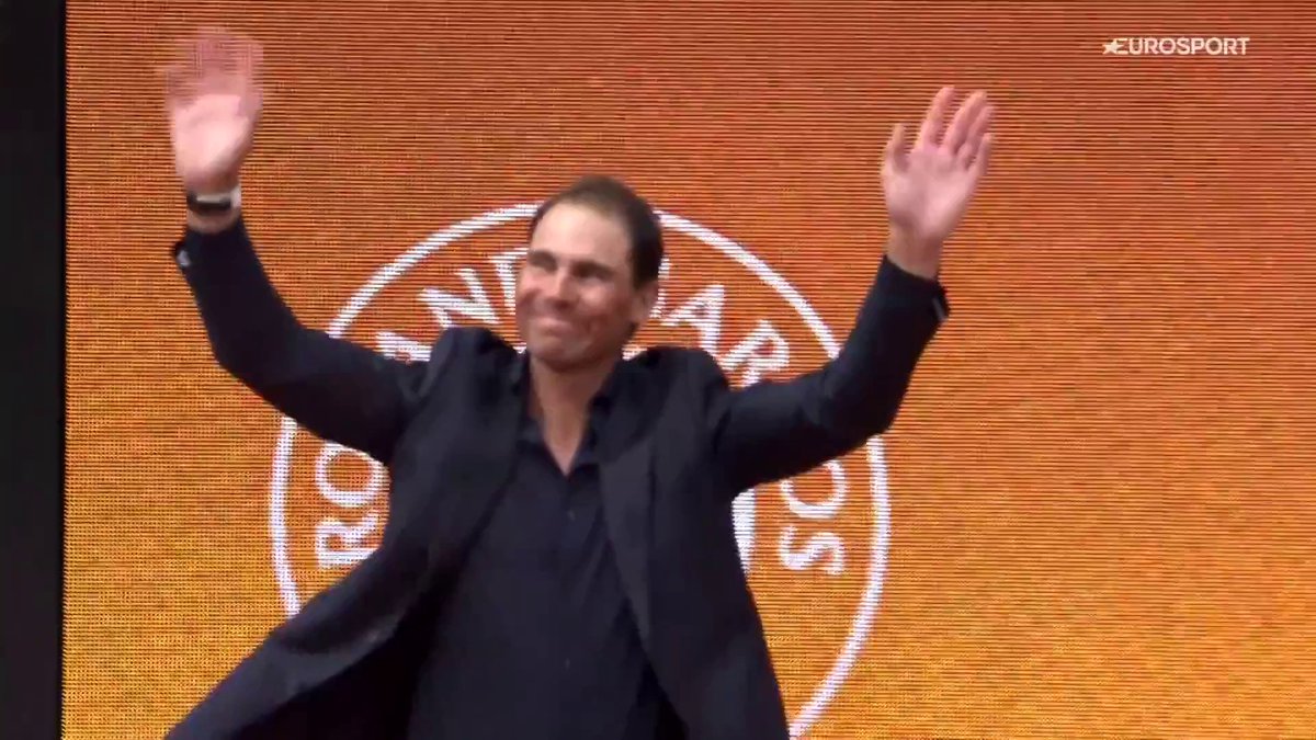 La presentación 𝒎𝒂́𝒔 𝒆́𝒑𝒊𝒄𝒂 de la historia del deporte. 🧡 Don Rafa Nadal está en su casa. #RGMax | #RGEurosport