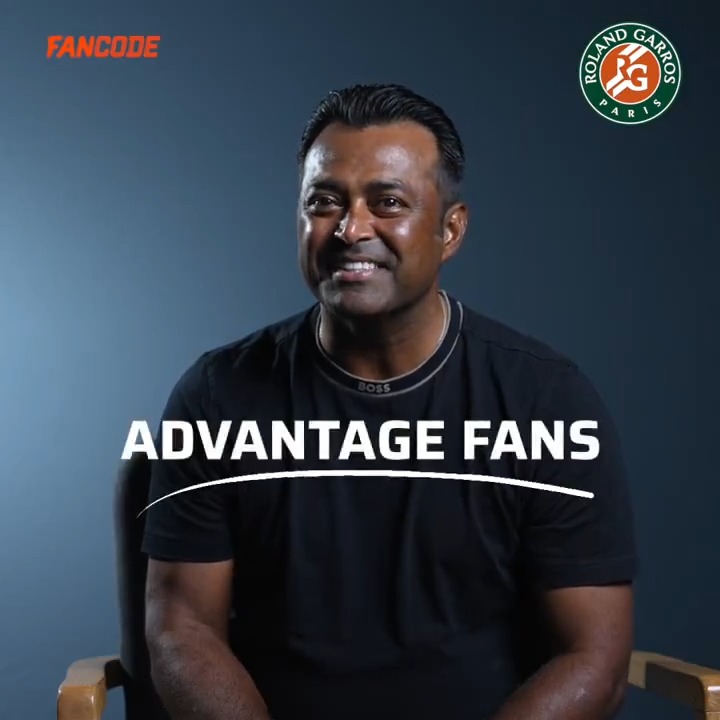 From winning his first Slam at Roland-Garros… …to watching it HIS way on FanCode 🏆🎾 Leander Paes OLY Paes shows you why this French Open is different. Every match. Every court. All stats. All yours. #RolandGarrosOnFanCode #AdvantageFans