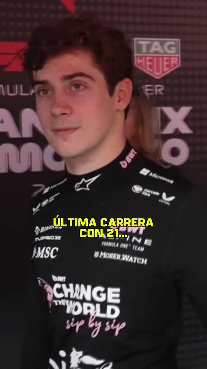 Mónaco fue la última carrera de Franco Colapinto con 21 años 🙂‍↕️🇦🇷 Anótense en el calendario que este 27 de mayo, el 43 está de fiesta 🥳