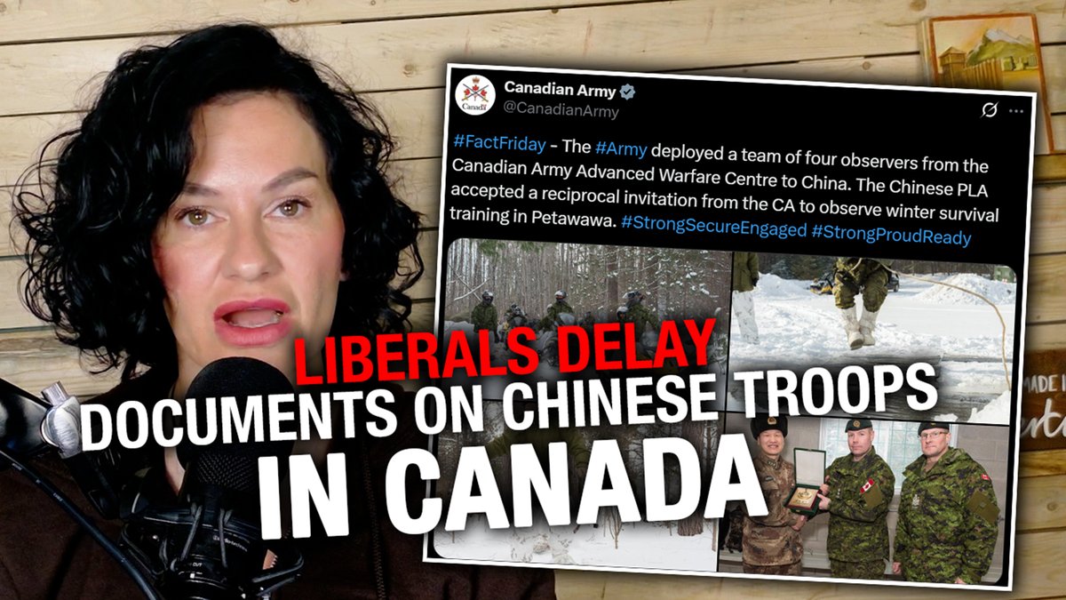 Feds beg Rebel News to drop investigation into Chinese military in Canada Global Affairs Canada is threatening to close a legally filed Access to Information request if we don't jump through new hoops, even though they already took an illegal 380-day extension back in January 2021. This delay is unlawful. When the Canadian government begs you to drop a four-year-old FOI request about Chinese soldiers training on our soil, you know you're over the target The Carney Liberals are doing what they do best: dodging, delaying, and denying access to the truth, especially when it involves China. We asked for records detailing all training exercises involving the Chinese military on Canadian soil since 2015. That includes how many PLA personnel were here, what they did, where they stayed, how much it cost, and what ranks they held. And what did we get — four and a half years later? We got a pathetic, mealy-mouthed email from Global Affairs Canada asking if we'd just like to forget the whole thing. The email says, and I quote: "Due to an overwhelming number of requests and a considerable amount of work that remains to be conducted… kindly confirm if with the passage of time, you are still interested in receiving the information or if you opt to abandon the request." Translation? "We hope you've forgotten what you asked for, because we sure as hell haven't prepared an answer." They also added: "Should we not receive a response by [May 27th], it will be our understanding that you are no longer interested in pursuing the request and that we may close the file, which will reduce our backlog." So just to be clear: they are threatening to close a legally filed request if we don't jump through new hoops, even though they already took an illegal 380-day extension back in January 2021. Let me be blunt: this delay is unlawful. The Access to Information Act has legislated deadlines for a reason. They are not "suggestions." This isn't optional. It is the law. And they've broken it. But here's the real issue: we already know the PLA was here. Why? Because the evidence is buried on a back page of a federal government website. In a 2021 Department of National Defence briefing note, it confirms that in January 2018, Canada sent a delegation to China to observe PLA winter warfare training. And in February 2018, the People's Liberation Army sent a delegation to Canada to observe our troops' cold-weather survival training. It happened. It's documented. It's real. So what exactly is Global Affairs trying to hide? Maybe it's the same thing they tried to ignore in the Paul Chiang scandal — you know, the Liberal MP who was caught on camera discussing helping the Chinese Communist Party collect a million-dollar bounty on a Conservative candidate, Joe Tay. Chiang stepped aside, but the Liberals replaced him with Peter Yuen, a man with his own ties to Beijing-linked community influence groups. That's not a bug in the system. That's the system. And this isn't ancient history either. It's ongoing. To this day, Canadians still don't know the names of the MPs who allegedly collaborated with foreign regimes during the 2019 and 2021 elections. And none of the recommendations from the foreign interference commission were implemented before the last federal election. Meanwhile, who's cheering from the sidelines? China. A recent piece from China Briefing spells it out plainly. They say China is "optimistic" about business opportunities in Canada under Prime Minister Mark Carney. Optimistic. That's the word they used. Why wouldn't they be? Carney's Liberals can't even handle a FOI request about PLA training. What are the odds they'll stand up to Beijing? So let's put it all together: Global Affairs is unlawfully delaying a request about Chinese soldiers training in Canada. The military exchanges are already confirmed in briefing notes — they happened. The Liberal Party knowingly fielded candidates tied to transnational repression. The names of compromised parliamentarians are still secret, years later. And none of the so-called foreign interference reforms were put in place before the last election. All while China gloats publicly about its improving prospects under a Liberal government. This isn't just incompetence. It's complicity. And now they're trying to quietly close the file? Pretend the public doesn't care anymore? Not a chance. We are not abandoning this request. We are not moving on. Every time they stall, we dig harder. Because if the Liberals are this desperate to keep something buried, then Canadians deserve to know exactly what they're hiding. We're just getting started.