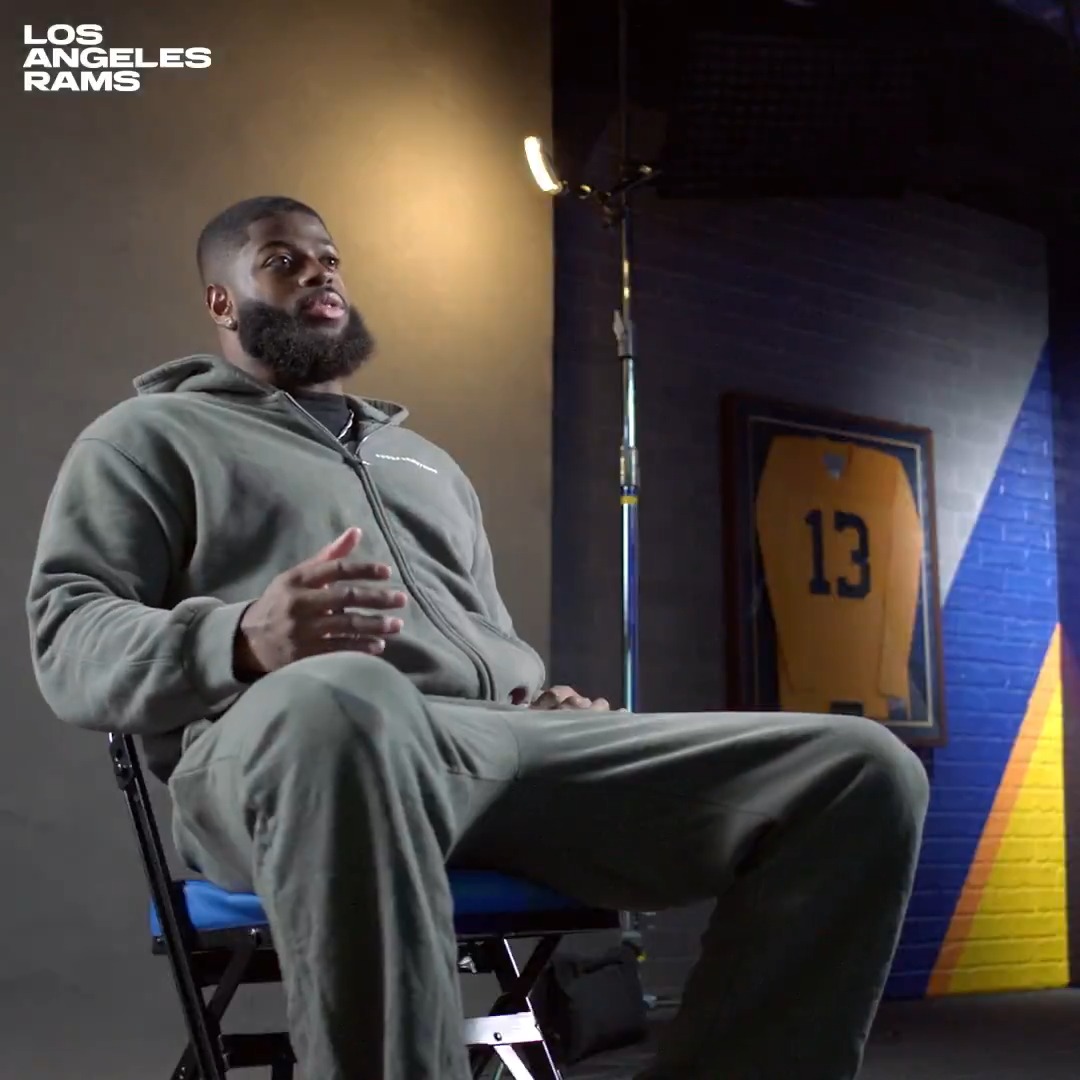 "Wasn't supposed to be here today — we here though. Hard work." 🎥 Jared Verse's path to DROY and heading into Year 2 of his NFL career.