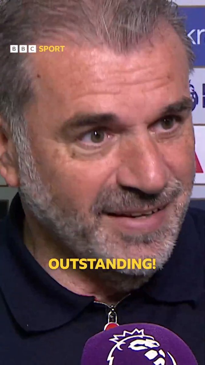"OUTSTANDING!" Ange is very, very happy with Spurs' season 😄 #THFC