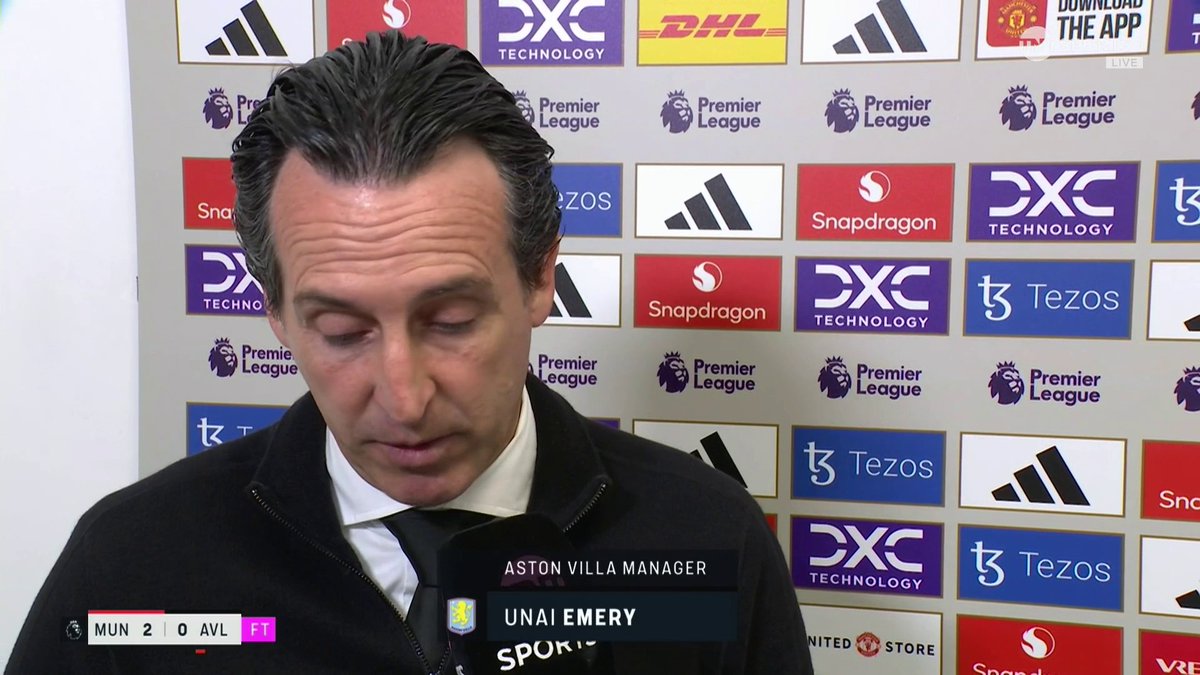 "We are in Europe, we have to be happy" 🏆 Unai Emery reacts after his side's controversial defeat to Man Utd, and reflects on the season as his Aston Villa side make the Europa League for next season 🇪🇺 🎙️ Jules Breach | 📺 TNT Sports & discovery+ UK