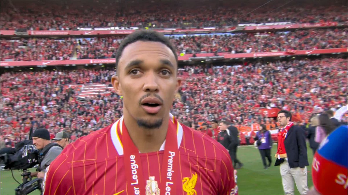 "I hope that one day the fans will be able to recognise everything I've done for the team." Trent Alexander-Arnold reflects on 20 years at Liverpool.