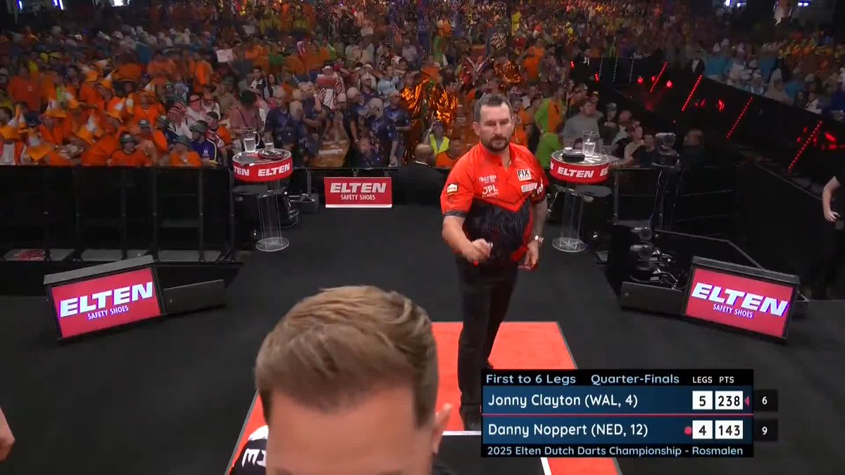 FIRST CLASS FROM THE FERRET! Jonny Clayton comes out on top of a high-quality clash with Danny Noppert! 📺 #ET7 | QF