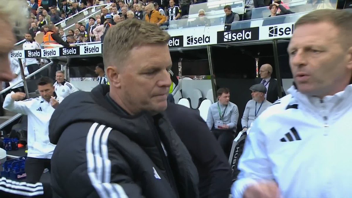 The moment Newcastle learnt they had secured Champions League! 🥹 ✅